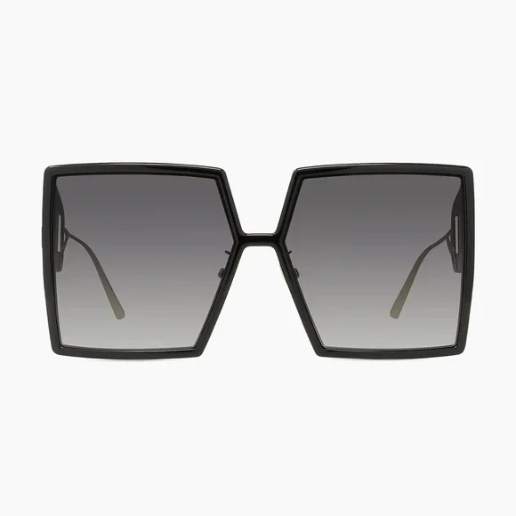 DIOR SUNGLASSES Black Oversized Square Sunglasses - Picture 3 of 7